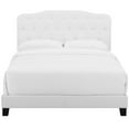 thumbnail image 5 of Modway Amelia Faux Leather Tufted King Panel Bed in White, 5 of 7