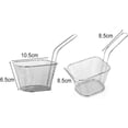 thumbnail image 5 of Mini cestas cuadradas para freír, 4 Uds., 4,1x3,3x2,6 pulgadas, cesta para freidora de acero inoxidable, filtro para alimentos fritos, patatas fritas, 5 of 5