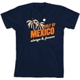 thumbnail image 3 of Gulf of Mexico Always & Forever Youth Navy Blue Crew Neck Short Sleeve Tee-Medium, 3 of 4