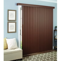Brown Vertical Blinds Walmart Com