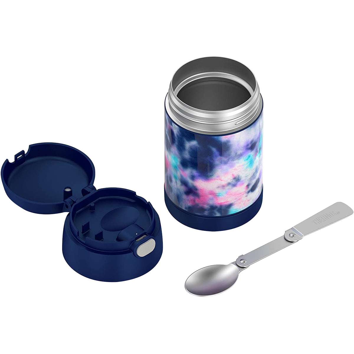 Thermos 16 Oz. Kid's Funtainer Stainless Steel Insulated Food Jar - Tie Dye  : Target