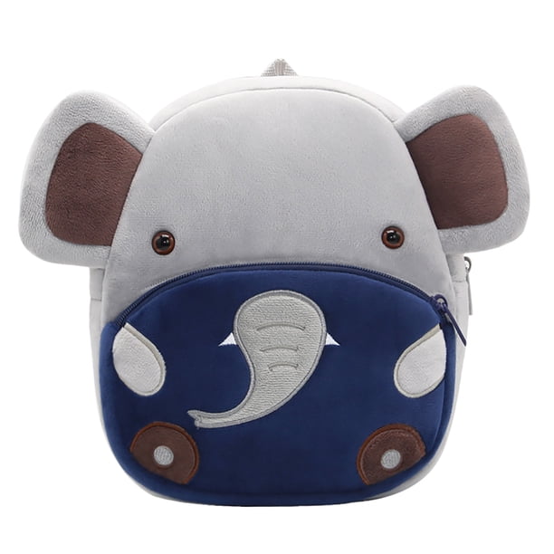 School necessities Kids Backpack,Kindergarten Backpack Animals Cartoon Mini Plush Schoolbag2-4Years