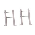 thumbnail image 3 of Luzkey 2 Pieces Radiator Floor Brackets Home Use Supports Easy to Install Reliable Stable Cast Iron Radiator Feets Aluminum Brackets 18cmx10cmx8.5cm, 3 of 8