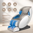 thumbnail image 2 of BOSSCARE 3D Zero Gravity Shiatsu Full Body SL Track Massage Chair, with Heating, Airbags, Beige, 2 of 8