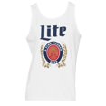 thumbnail image 1 of Miller Lite Men's White Tank Top-XLarge, 1 of 1