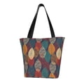 thumbnail image 1 of Fotbe Autumn Leaves Bolsa de Playa con Estampado, Bolsa de Hombro, Bolsa de Mano Espaciosa, Bolsa de Viaje Ligera, Bolsa de Compras Versátil, 1 of 6