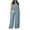 Light Blue, variant on Women Casualwide Leg Jumpsuit with Pockets Sexy Halter Solid Rompers Loose Summer formal Jumpsuit Summer Clothes for Women