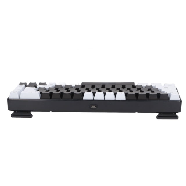 Clavier de Jeu 68 Touches, Clavier de Jeu Filaire USB à Membrane Rétroéclairé RVB Ergonomique pour Ordinateur pour PC