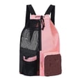 thumbnail image 1 of Mochila de Gimnasio con Cordón, Ligera, Plegable, de Nailon, Portátil, de Gran Capacidad, para Hombre Y Mujer, con Bolsillo para Artículos Húmedos. rosa, 1 of 8
