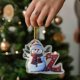 thumbnail image 2 of Christmas Letter Ornaments 2025 Christmas Deer Pendant Letter Table Wooden Decoration Personalised Baubles, 2 of 4