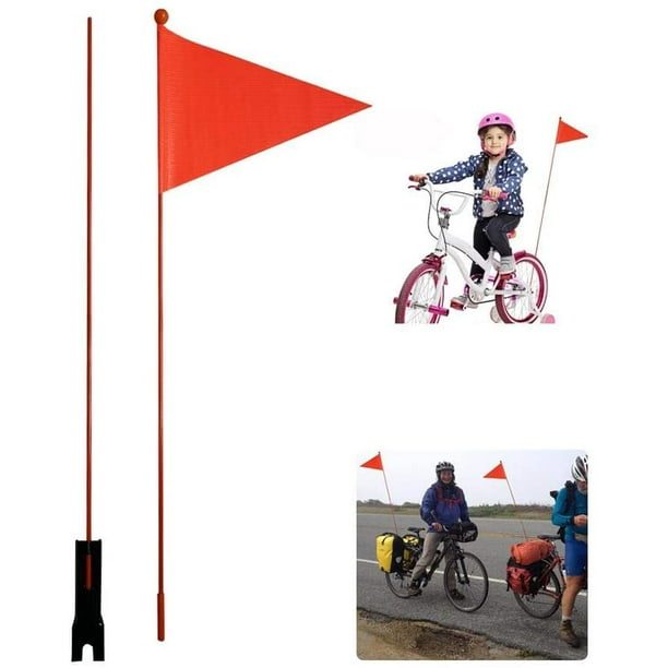 Drapeau de sécurité pour vélo Avertissement de sécurité robuste pour vélo