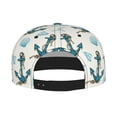 thumbnail image 2 of Hirioo Anchors And Shells for Baseball Cap Men Cap Flat Brim for Men Women Teens Adjustable Baseball Cap, 2 of 7