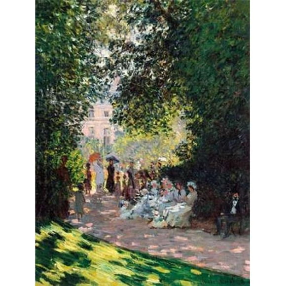 Selected Artworks PDX3CM2175SMALL The Parc Monceau Poster Print by Claude Monet&#44; 11 x 14 - Small