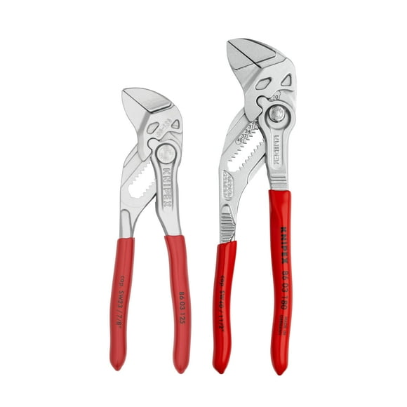 Knipex Tools 9K 00 80 121 US Small Pliers Wrench Tool Set (2 Piece)