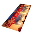 thumbnail image 2 of mbrilla de Puerta con Decoración Navideña Impresa, mbra de Navidad Suave, mbrilla de 3D para Puerta, mbra Antideslizante,  40x120cm perfecl  Alfombra de área de cocina, 2 of 8