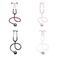 thumbnail image 2 of Portable Double Sided Cardiology Stethoscope for Medical Professionals, White, 2 of 10
