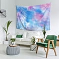 thumbnail image 2 of YFYANG Abstract Blue Watercolor Art Tapestry, Bedroom Dormitory Living Room Decoration Tapestrys Wall Hanging , 80 x 60 in, 2 of 8