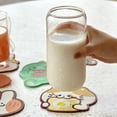 thumbnail image 6 of Wrapables Silicone Cute Animal Coasters for Glasses, Cups, and Drinks (Set of 6), Baby Animals, 6 of 7