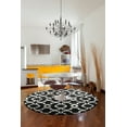 thumbnail image 2 of Kaleen Tara Round - Black 7'9" x 7'9" 100% Wool Rug, 2 of 3