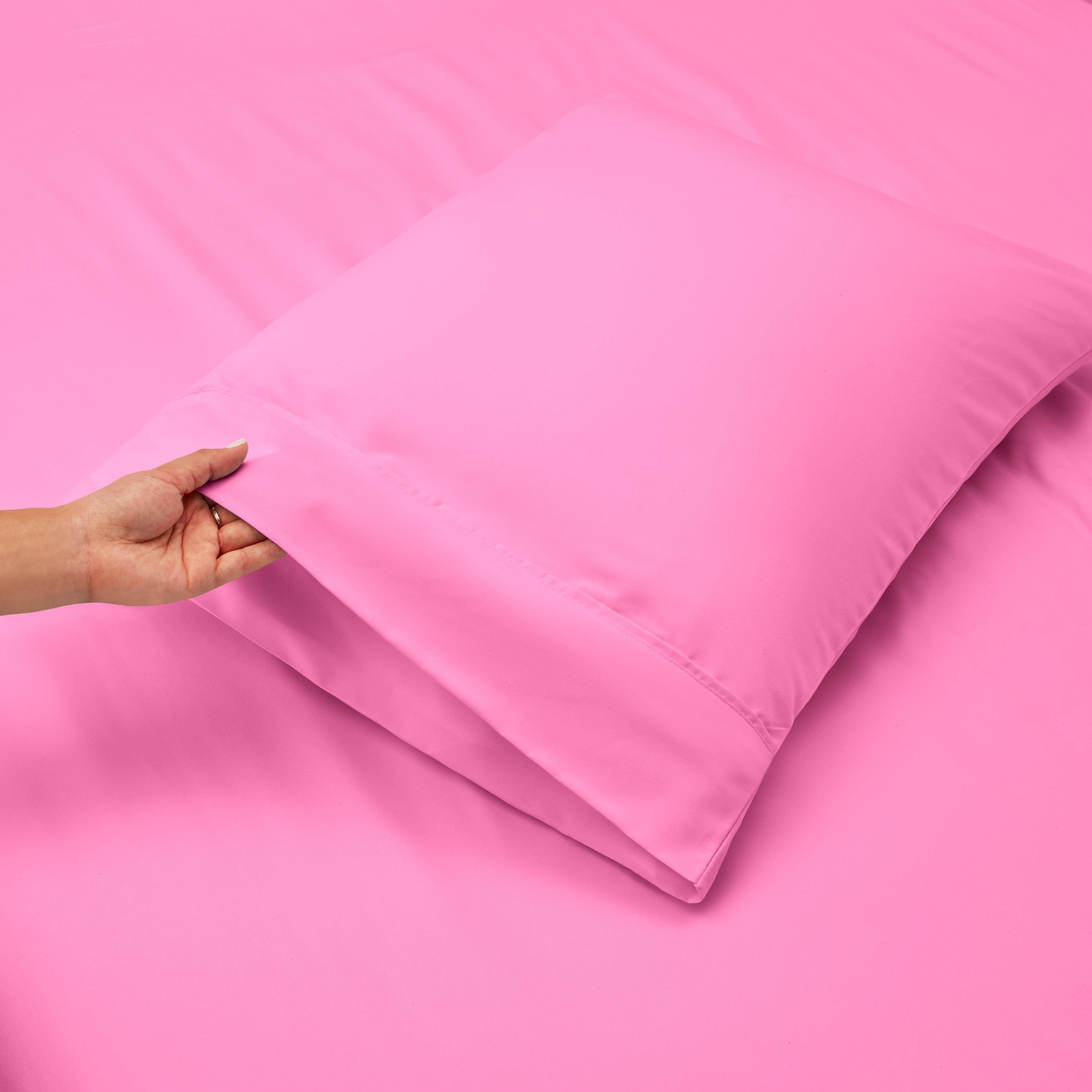 LammaLoe Extra Deep Pocket Twin Xl Sheets Set, 3 Piece, Fits 18"-24" Mattress, Breathable & Extra Soft Bed Sheets, Light Pink