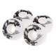 thumbnail image 5 of 4 ruedas de patineta de alto rendimiento 52A, duraderas, de PU Blanco, 5 of 9