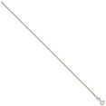 thumbnail image 3 of Auriga Fine Jewelry 925 Sterling Silver Rh-plated 1.1 mm Box Chain Necklace for Women 24", 3 of 6