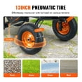 thumbnail image 5 of Dump Cart Garden, 1500 lbs Heavy Duty Poly Utility Wagon with 13 inch Tires & 2-in-1 Handle, 5 of 7