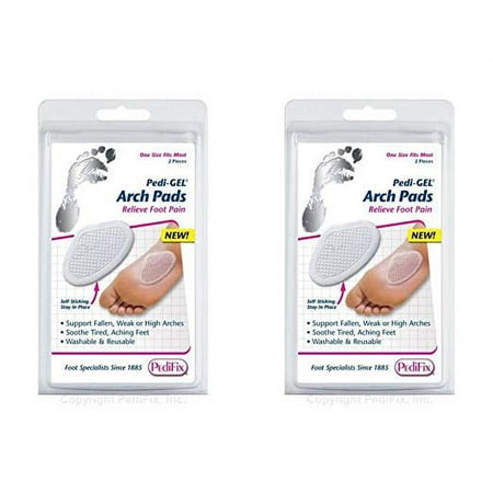 PediFix Pedi-GEL Arch Pads - One Size Fits Most 2PACK
