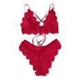 thumbnail image 2 of Gibobby Conjuntos de bragas de encaje Lenceria Sexy para Mujer Transparente Ropa Interior Lenceria Vestidos de Mujer Sexis Bralette y Tanga Conjunto Interior Mujer(RD2, XXG), 2 of 4