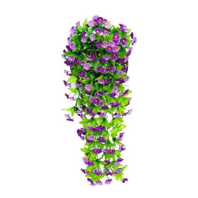Bgsha Stunning Faux Daisy Wall Decor: Versatile, UV-Protected & Easy-Care!