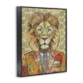 thumbnail image 2 of Stupell Industries Bohemian Regal Mane Lion in Glasses Black Framed Giclee Art, 16 x 20, by Svetlana Aleynikova, 2 of 8