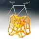 thumbnail image 2 of 1 par de pedales automáticos universales duraderos para bicicleta, plataforma para pedales de bicicleta oro m, 2 of 7