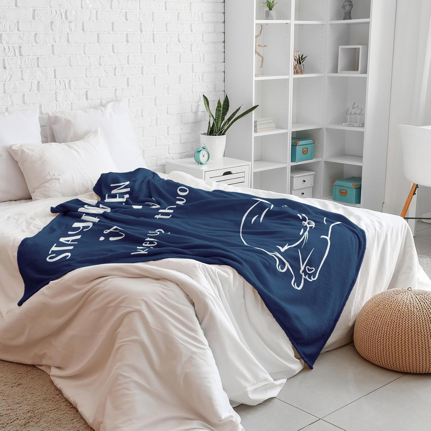 Get Well Gifts for Women/Men After Surgery, Sympathy Gift, Get Well Soon Blanket, Feel Better/Surgery Recovery Gifts for Women, After Surgery Gifts, at Least You Dont Have To Wear A Cone Throw