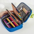 thumbnail image 2 of KLKCMS Deluxe Polyester Fabrics Pencil Case For Colored Pencils - 72 Slot Pencil Holder, 2 of 7