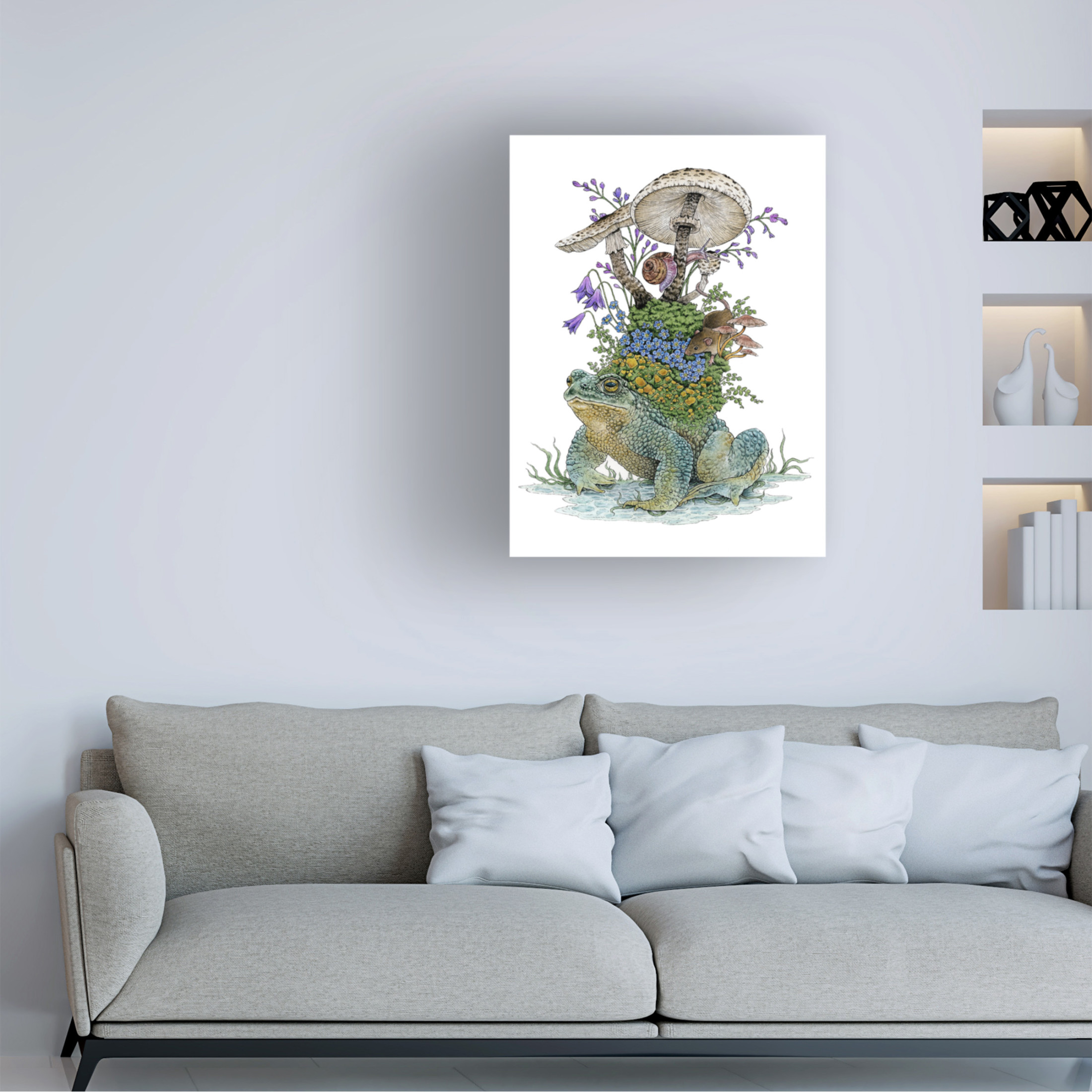 Trademark Fine Art Lea Chaillaud Away With the Fairies Canvas Wall Art