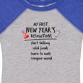 thumbnail image 4 of Inktastic My First New Year's Resolutions Boys or Girls Baby Bodysuit, 4 of 5