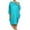 Jade, variant on Women's Plus Size Casual Solid Loose Fit 3/4 Sleeve Dolman Sleeve Midi Dress