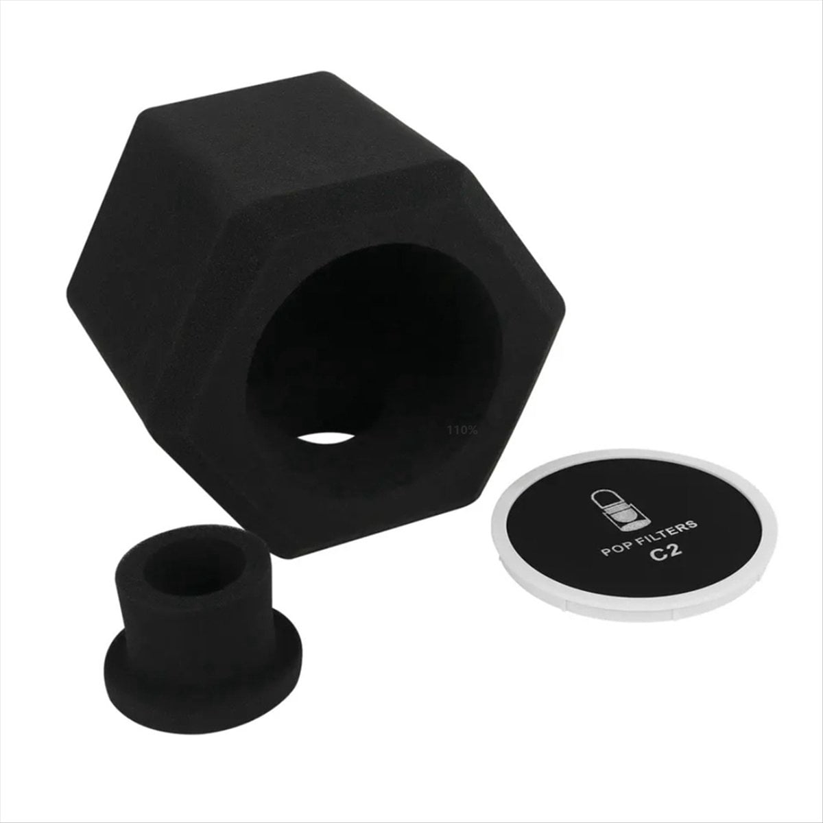 C2 Microphone Wind Shield Foam Filter Vocal Isolation Ball for Recording Studio