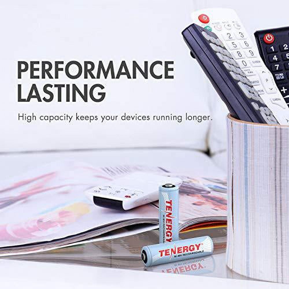 Tenergy TN145 Charger And 4 Pack AA and 4 Pack AAA NiMH Rechargeable Batteries