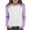 Purple, variant on OGLCCG Kids Girls Long Sleeve Tunic Shirts Casual Crewneck Color Block Pullover Tee Loose Fit Lightweight Fall Blouses Tops 2-13 Years