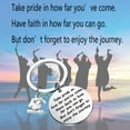 thumbnail image 5 of WIZUTIZ 2021 Inspirational Stainless Steel Keychain Graduate Gift Pendant Decorations up to 30% Off Silver, 5 of 5
