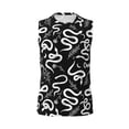 thumbnail image 6 of Picia Hand Drawn Snake mens Cotton Tank Undershirts , Moisture-wicking Ribbed Tanks, Lightweight Cotton Tank Undershirts-3X-Large, 6 of 8