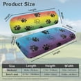 thumbnail image 3 of POLERO Breathable Universal Seat Covers for Ezgo Club Car Seats Golf Cart Rainbow Dog Paws Print Golf Front and Back Seat Cushion Cover Fit Like a Glove, 3 of 8