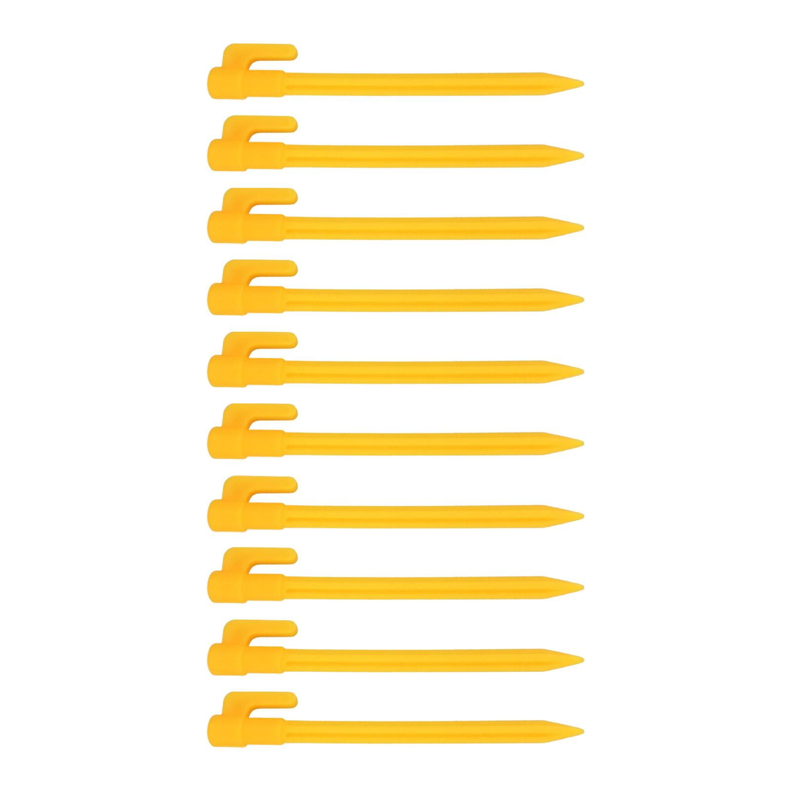 simhoa 4x 10Pcs Tent Stakes Pegs Ground Pegs Fence Hooks Pegs Tent Nails Stake Garden Stakes Camping Tents Nails for Yard, Outdoor, Lawn, Netting, Fishing