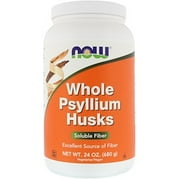 Now Foods, Whole Psyllium Husks, 1.5 lbs (680 g) (Pack of 4)