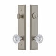 thumbnail image 5 of Grandeur Carr  Tall Plate Single Cylinder One Piece Knobset with Versailles Knob, 5 of 6