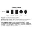 thumbnail image 2 of Original Vinyl Table Cover with Stitched Elastic Edge for Snug Fit, Green, 40" - 44" dia. Round, 2 of 3