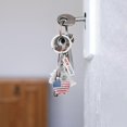 thumbnail image 4 of Metal Keychain Creative American Flag Prints Keyring Fashionable Gift Hanging Ornament for Men Women, 4 of 4