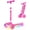 Pink, variant on BELEEV Scooter for Kids Ages 3-12, 3 Wheel Folding Scooter for Toddlers Girls Boys, LED Light-Up Wheels, 4 Adjustable Height,Purple