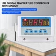 thumbnail image 4 of Mistaha High Power Digital Temperature Controller W3103 with Intelligent LED Display, Adjustable Temperature, 10A/AC110-220V, PC Material, -50~110℃ Measurement Range, -19~99℃ Control Range., 4 of 6